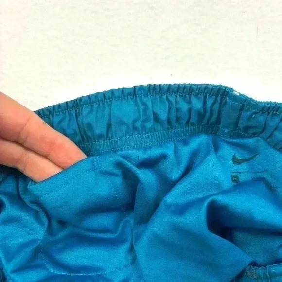 Nike Women's Blue Polkadots Dri-Fit Mesh Side Running Athletic Shorts Size M - Picture 7 of 14